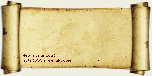 Anđelija Tošović vizit kartica